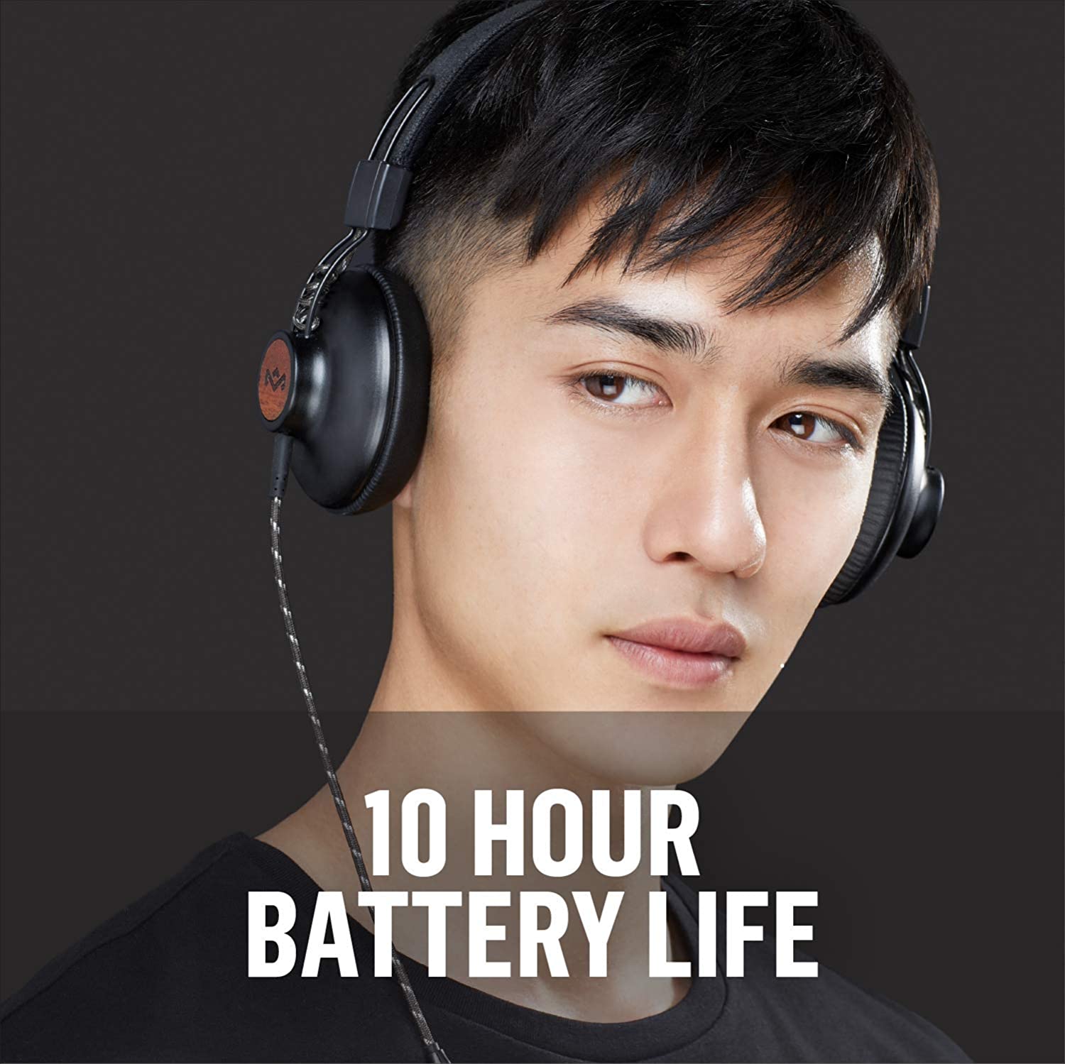 House of Marley Positive Vibration 2 Over-Ear Wired Headphones Over-Ear Headphones - Tophatter Daily Deals